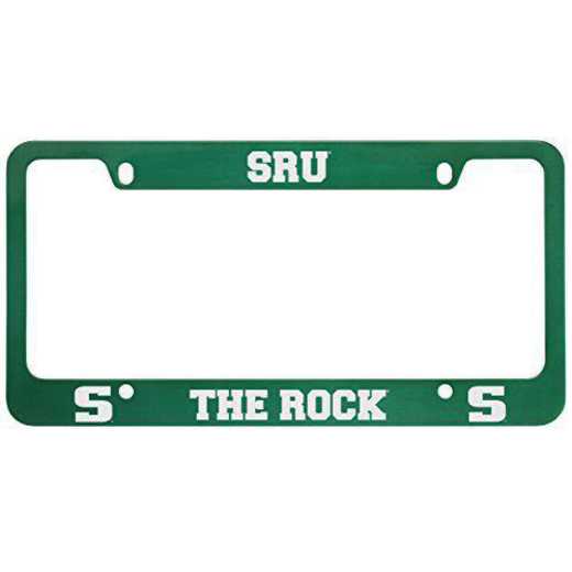 SM-31-GRN-SLPROCK-1-SMA: LXG SM/31 CAR FRAME GREEN, Slippery Rock Univ